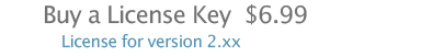 Buy a License Key $5.99